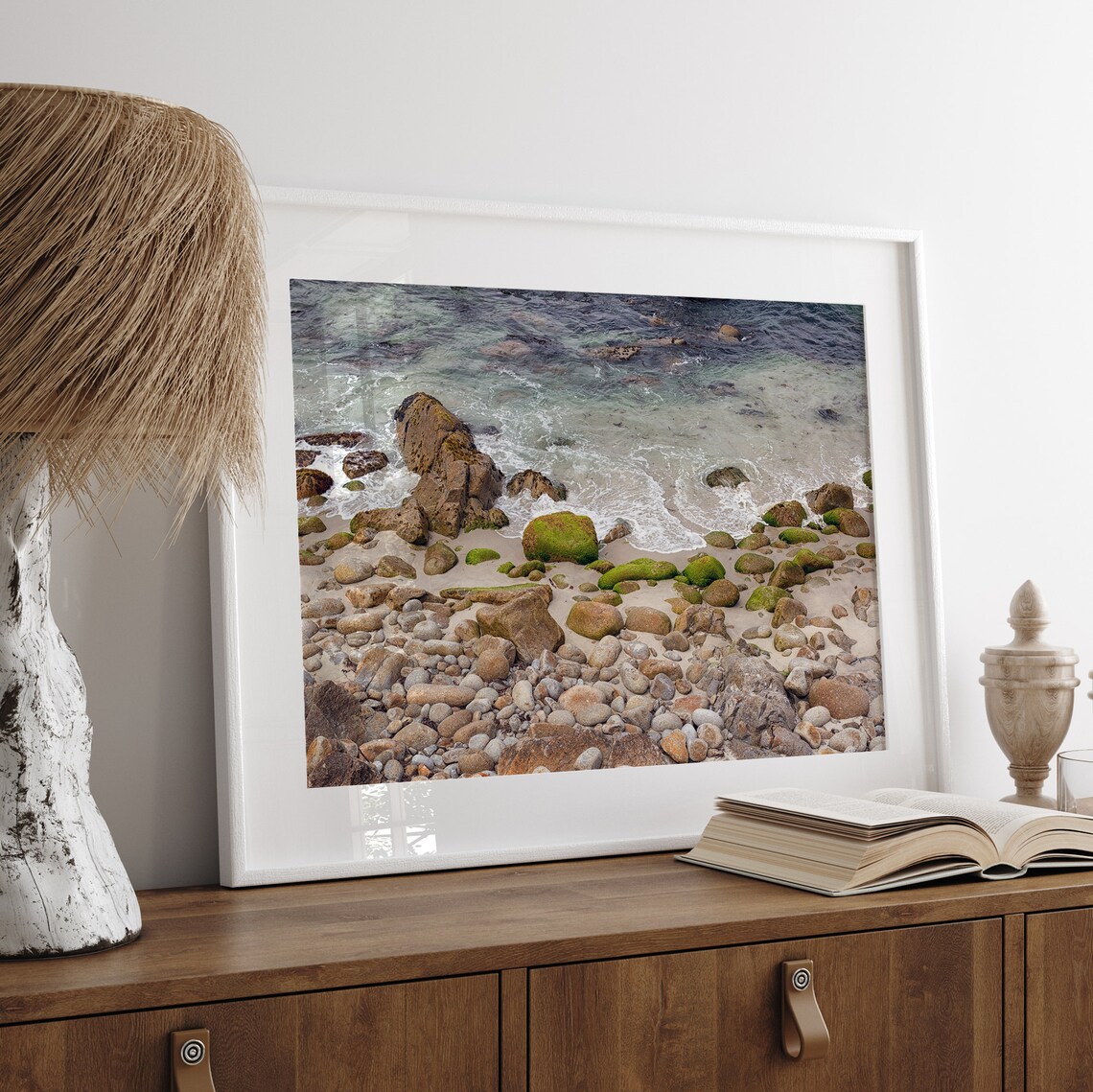 Monterey Aerial Beach Art Print, Coastal Decor - Image 2