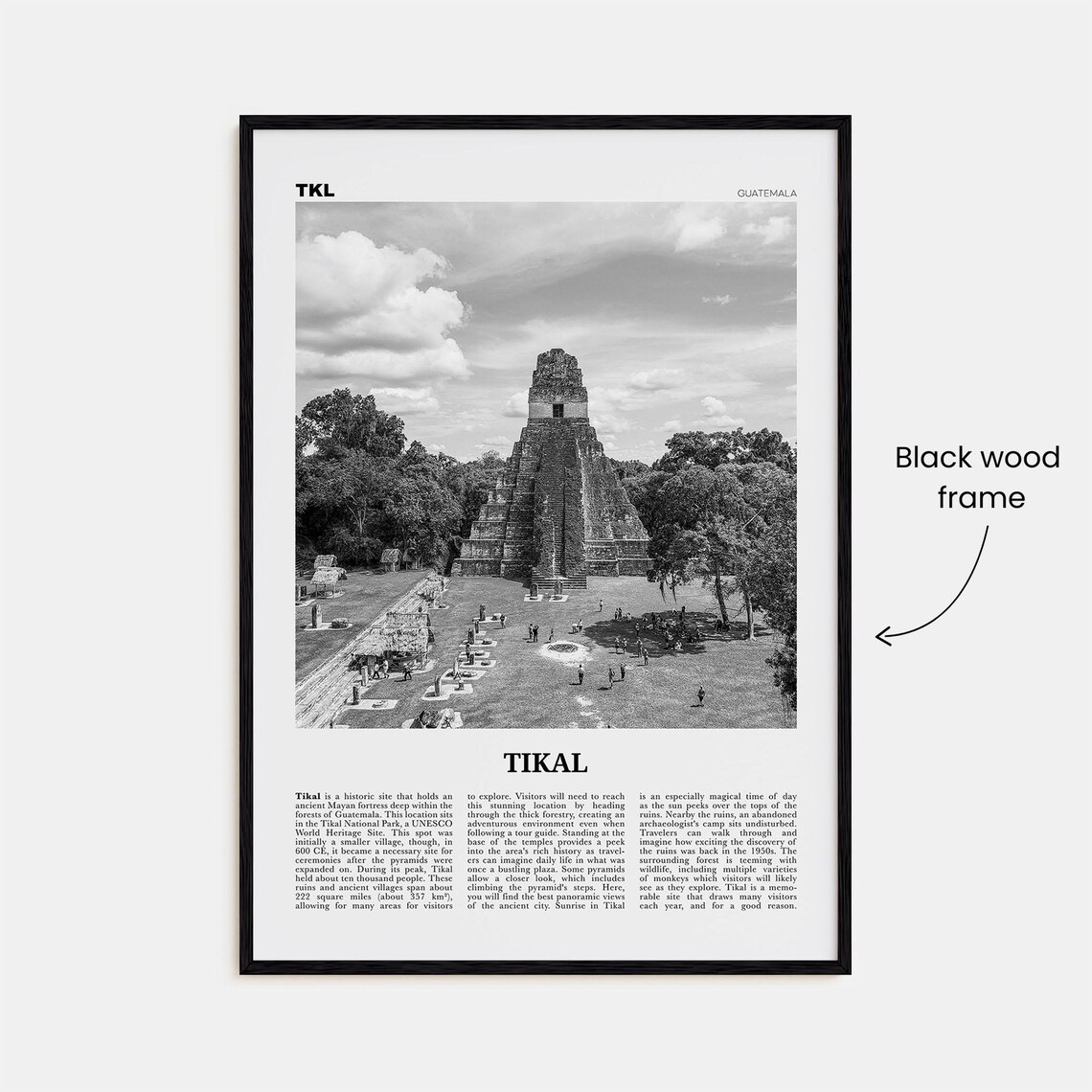 Tikal, Guatemala Travel Poster - Image 3