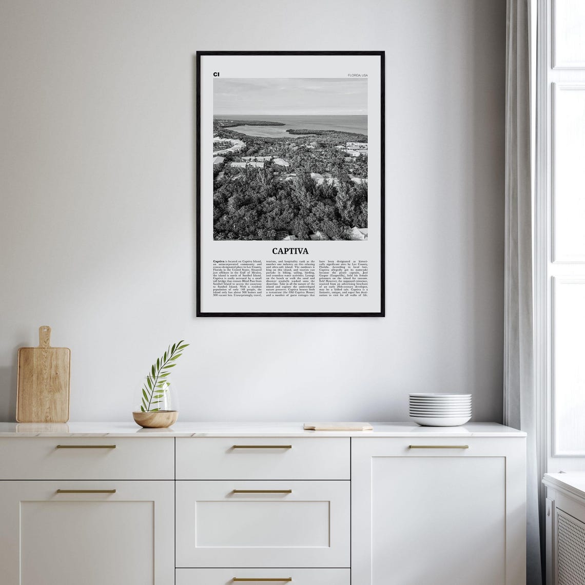 Captiva Print Black And White No 2 Captiva Island Wall Art Captiva Island Poster Captiva Island Photo Florida Usa United States - Image 2