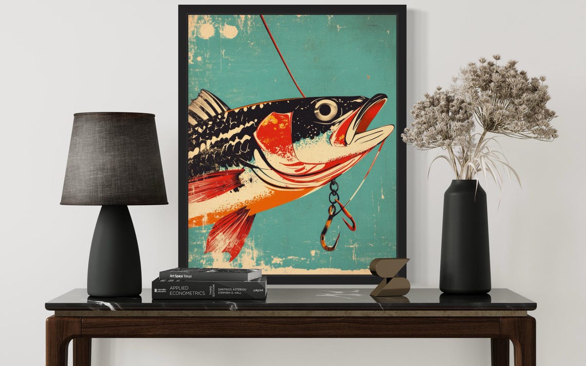 Fish Bait Pop Art Poster Print - Image 4
