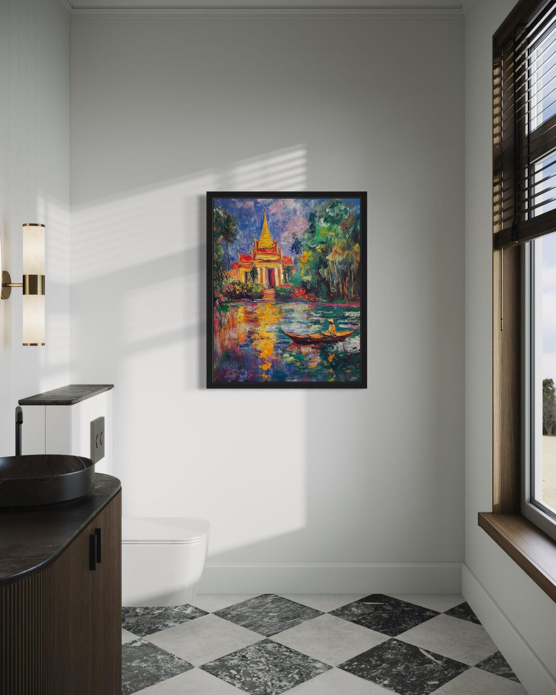 Thailand Countries Monet Art Print - Image 4