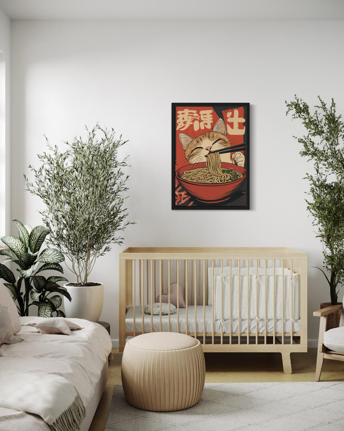 Funny Ramen Cat Poster Print - Image 4