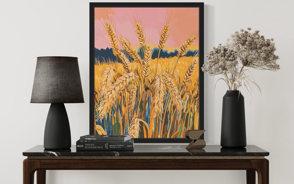 Wheat Sheaves Arm Pop Art Poster - Image 2