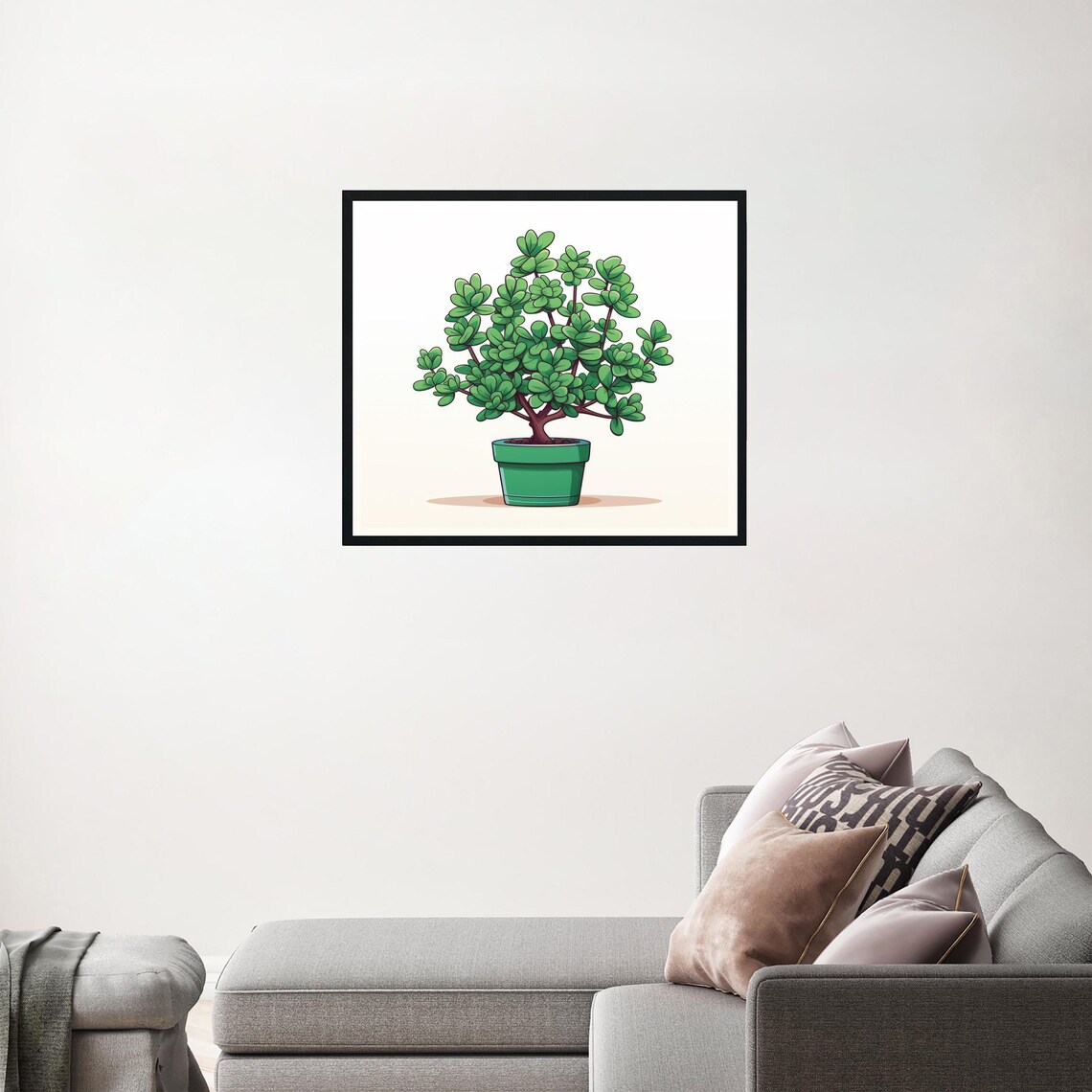Jade Plants Art Print, Botanical Decor - Image 3