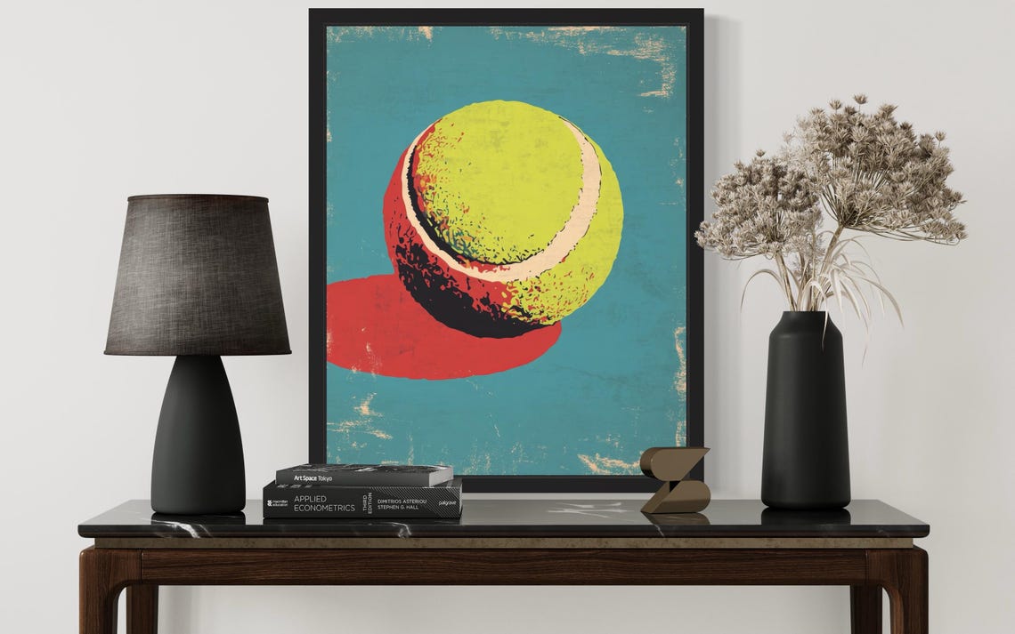 Tennis Ball Pop Art Poster - Image 4