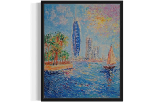 Bahrain Countries, Monet Art Print