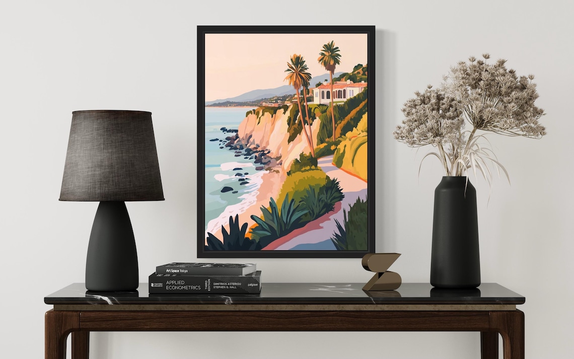 Carpinteria Bluffs Abstract Boho Wall Art - Image 2