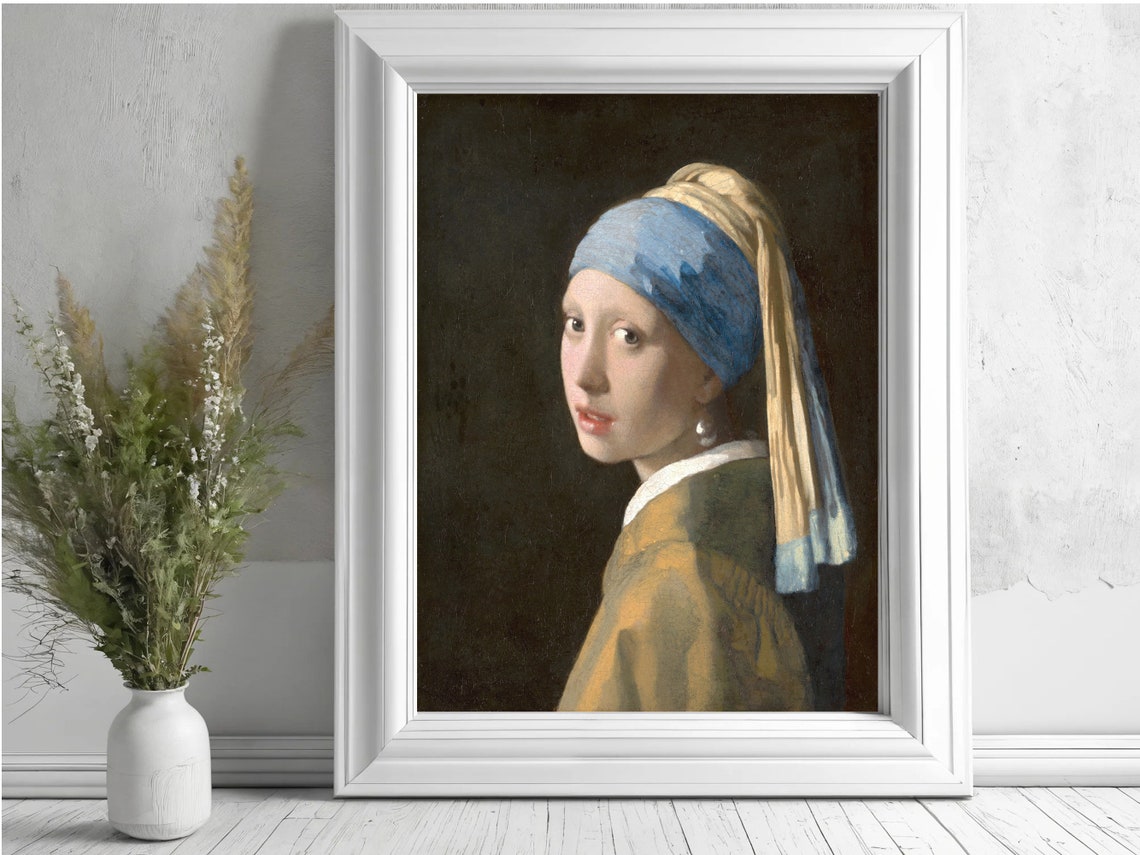 Vermeer Girl with a Pearl Earring Dutch Golden Age Masterpiece Poster - Image 5