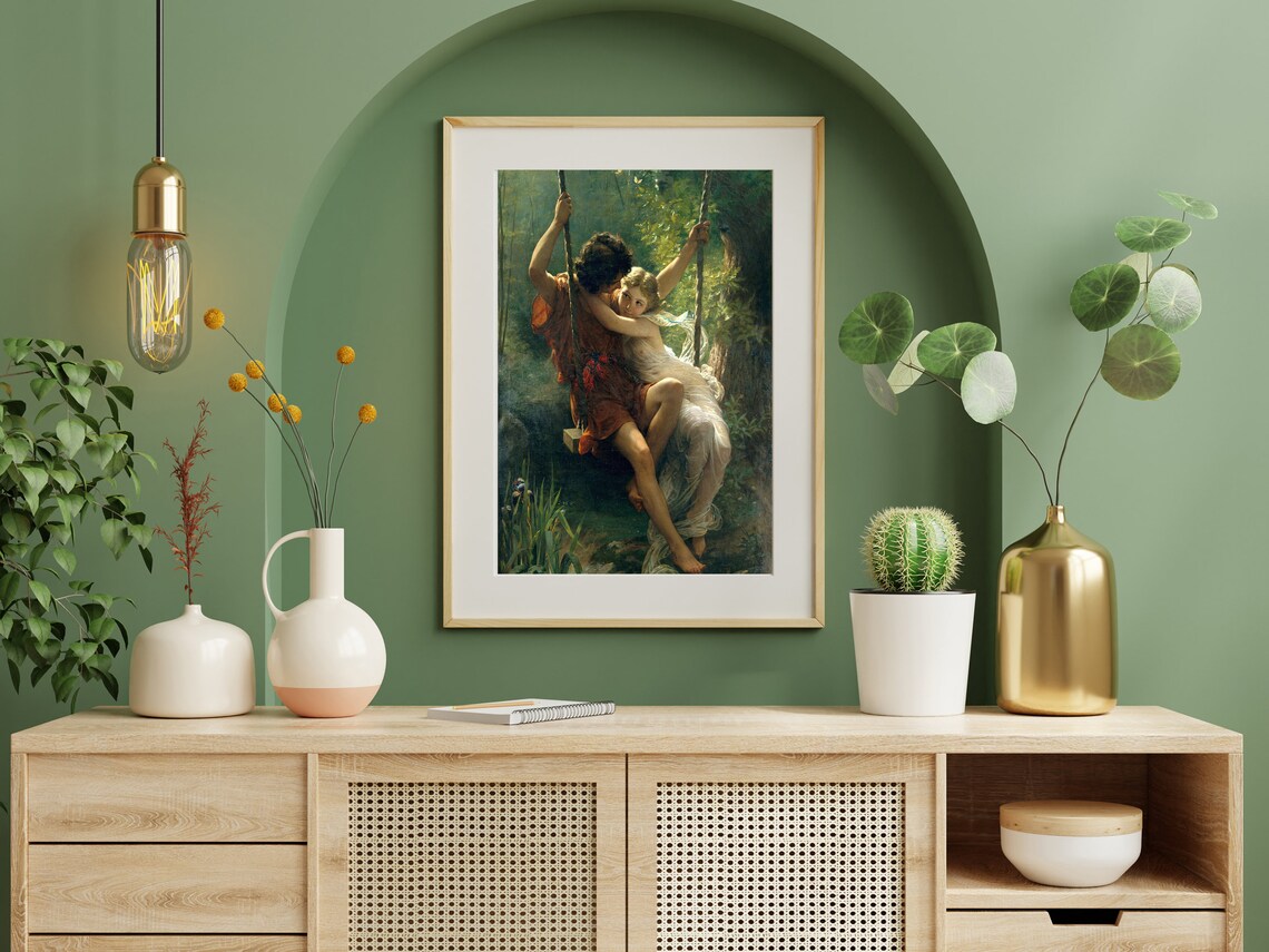 Springtime by Pierre-Auguste Cot, Vintage Art Print - Image 5