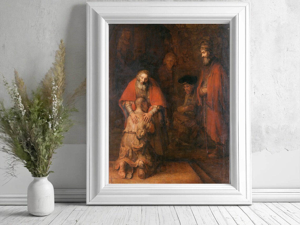 Return Of The Prodigal Son, Rembrandt Art Print - Image 2