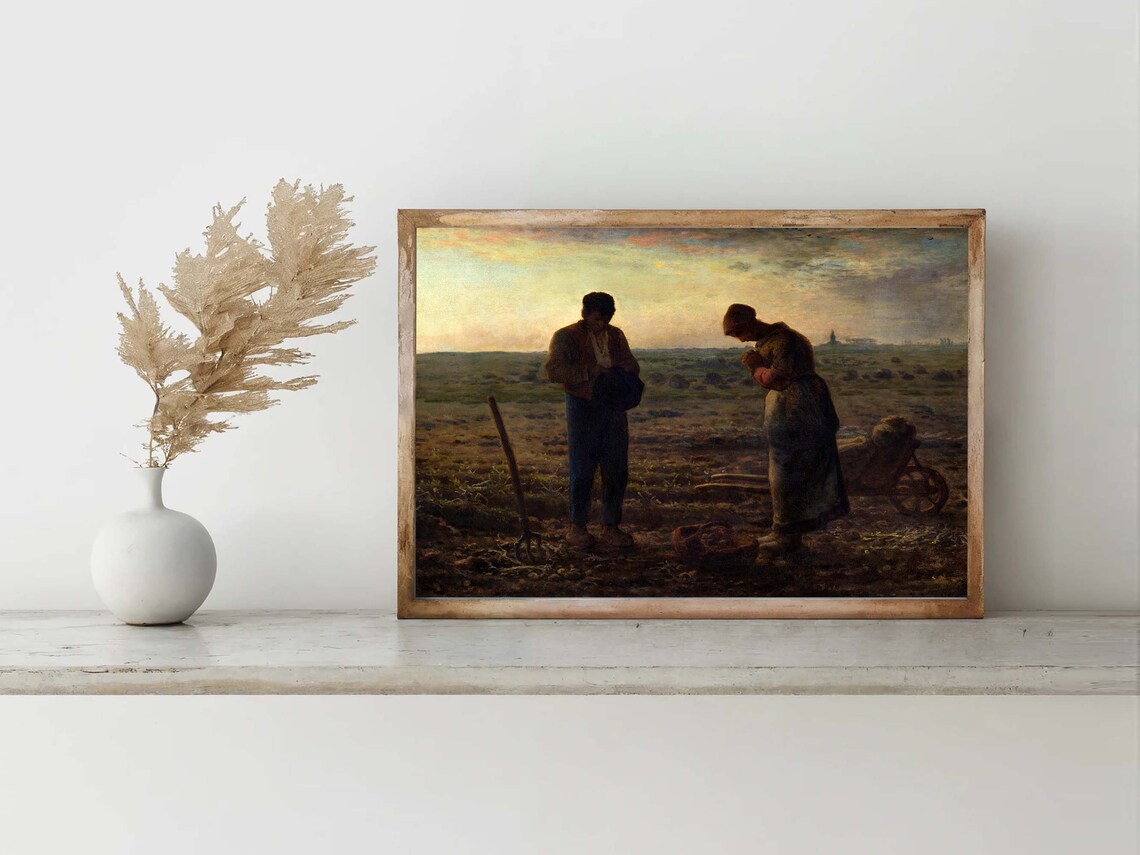 Jean Millet The Angelus Vintage Art Print - Image 6