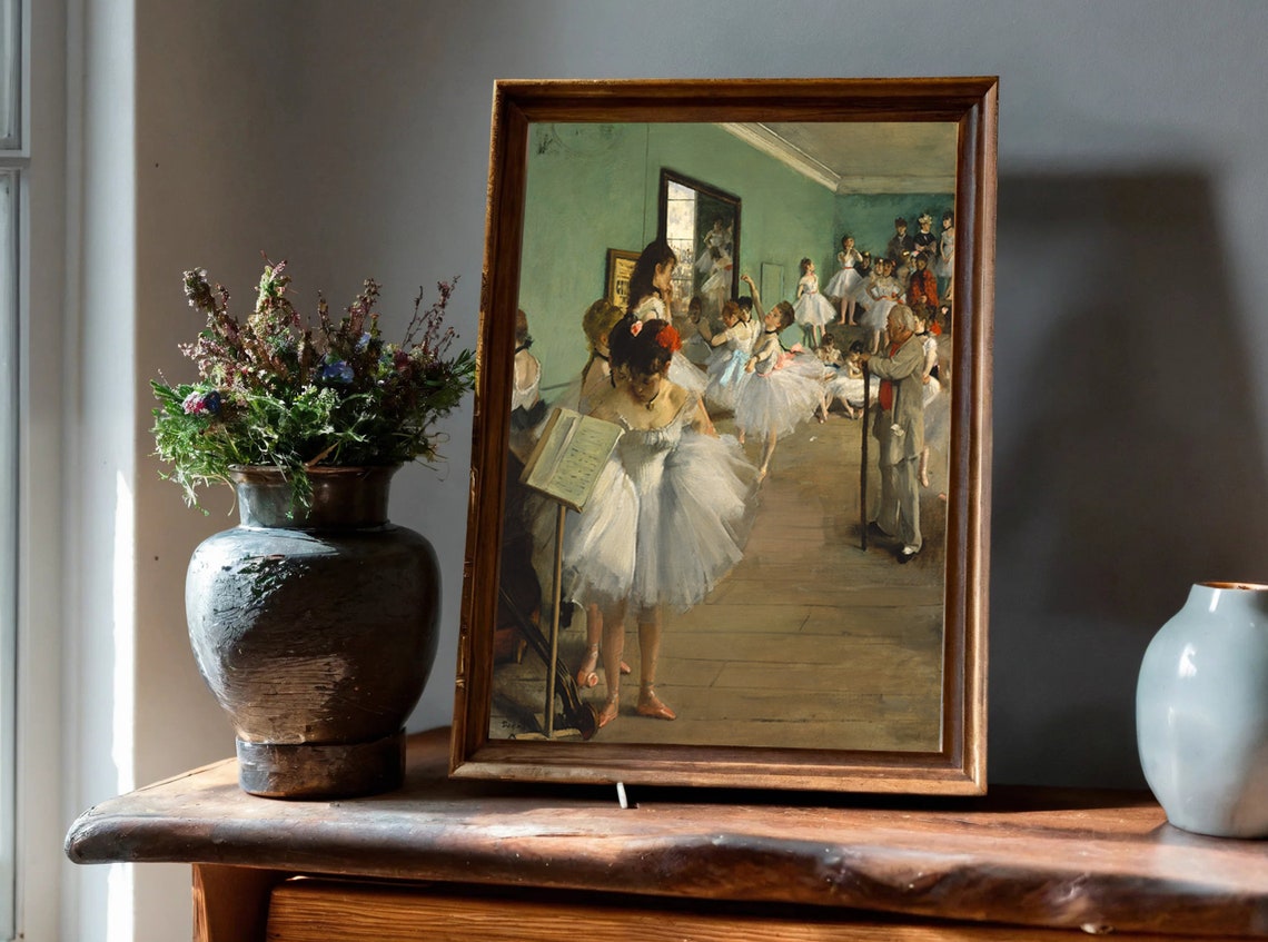 Edgar Degas Dance Class Ballet Dancers Impressionist Rehearsal Poster - Image 6