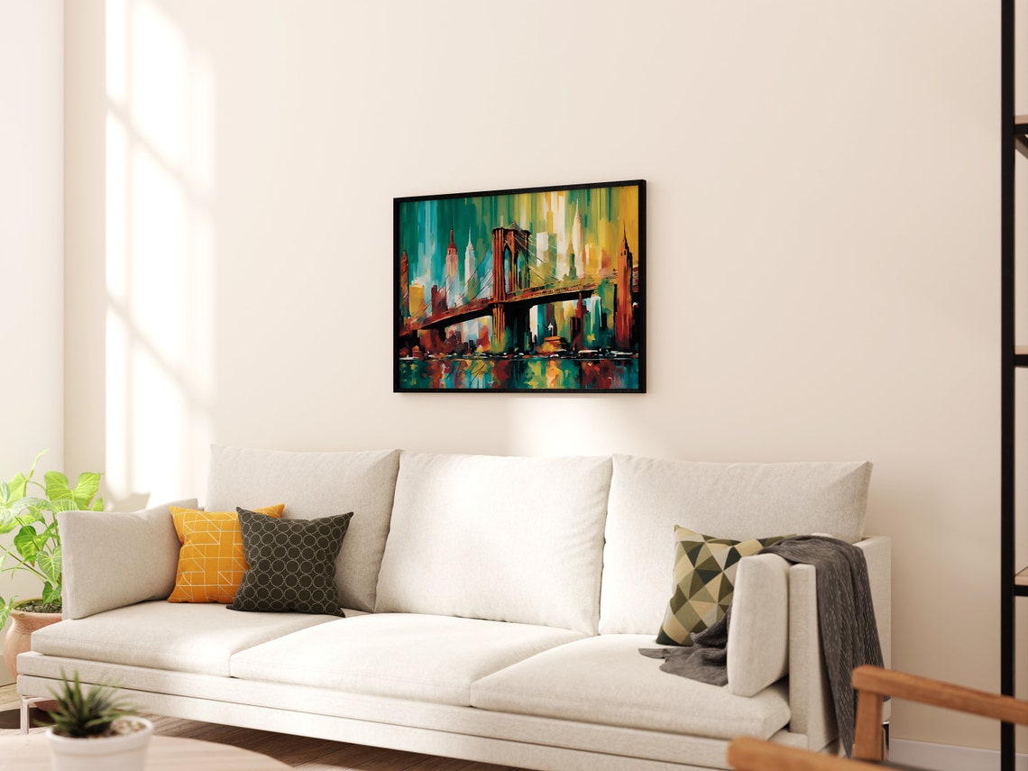 New York Painting, Classic Impressionism Travel Poster - Image 2