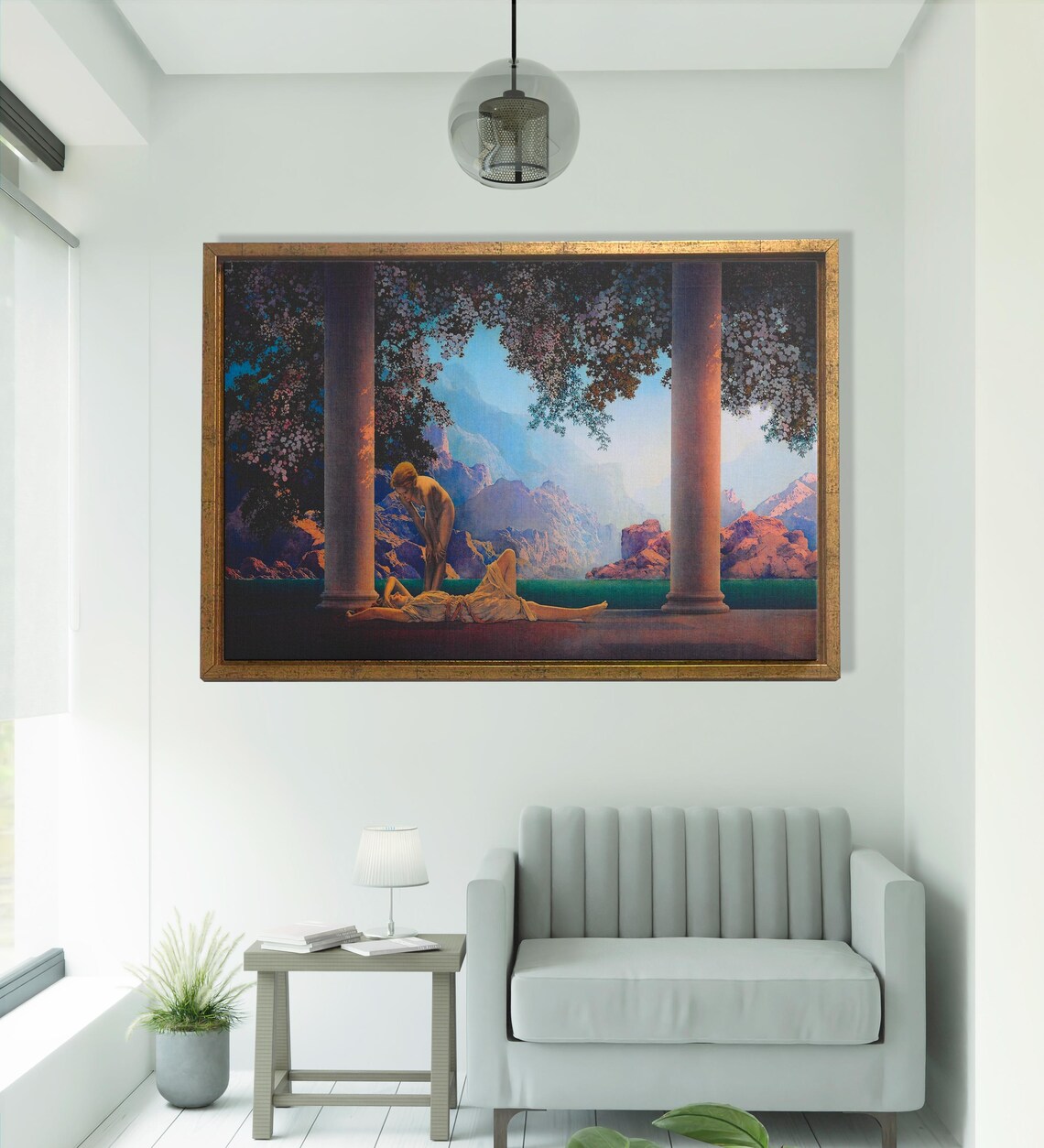 Maxfield Parrish Daybreak, Mythological Wall Art
