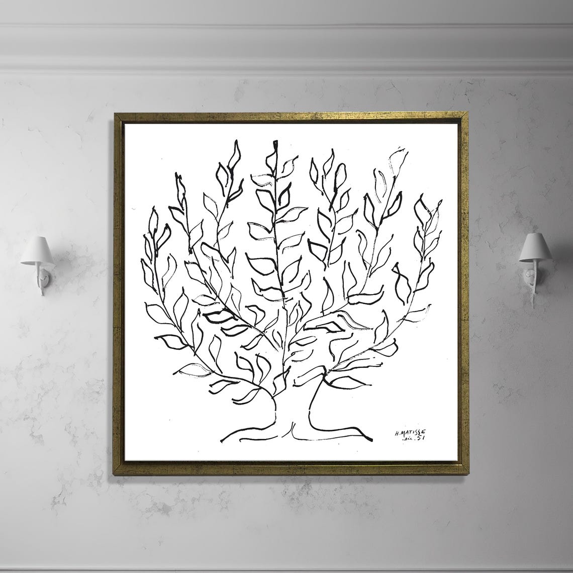 Henri Matisse The Plain Tree 1951 Poster Print