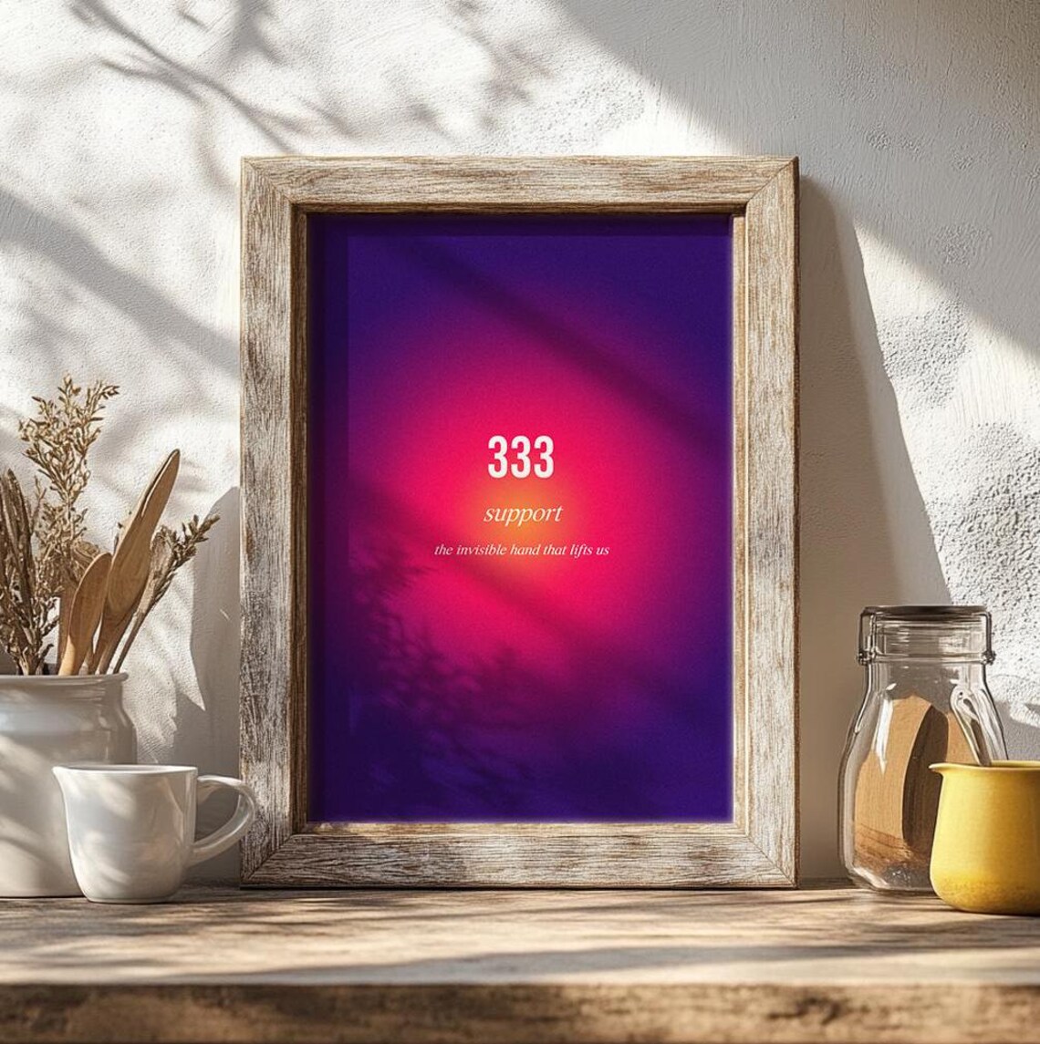 Aura Poster Support, Spiritual Home Office Decor - Image 4