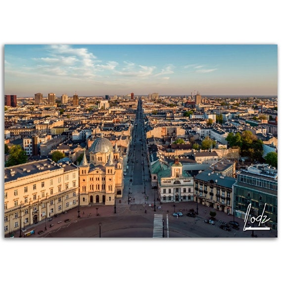 Lodz Poland Poster Print Cityscape Travel Photo Wall Art