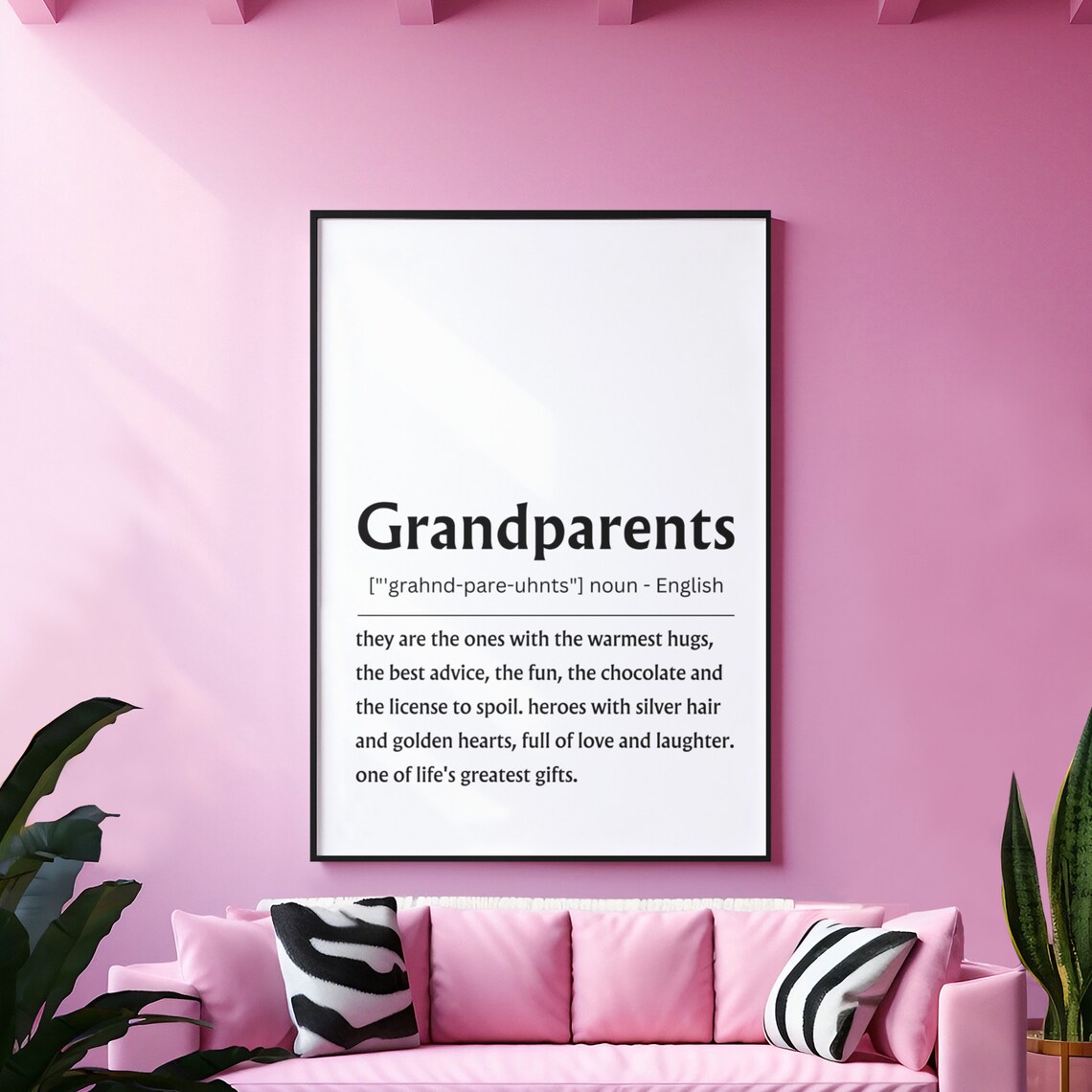Grandparents Definition Personalized Gift Print - Image 7