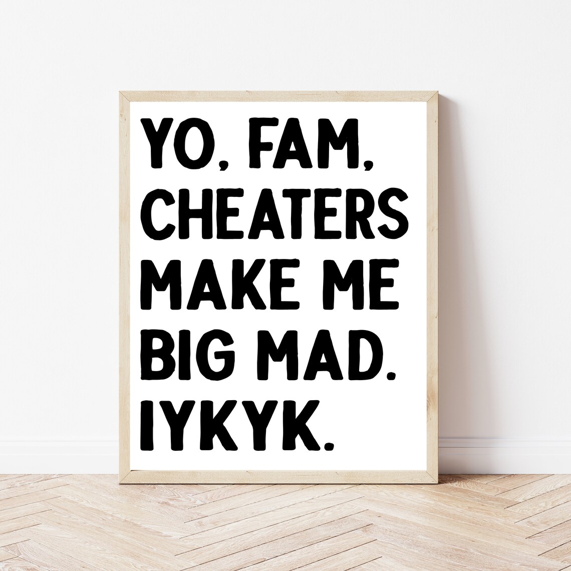 High School Classroom Funny Educational Art Print