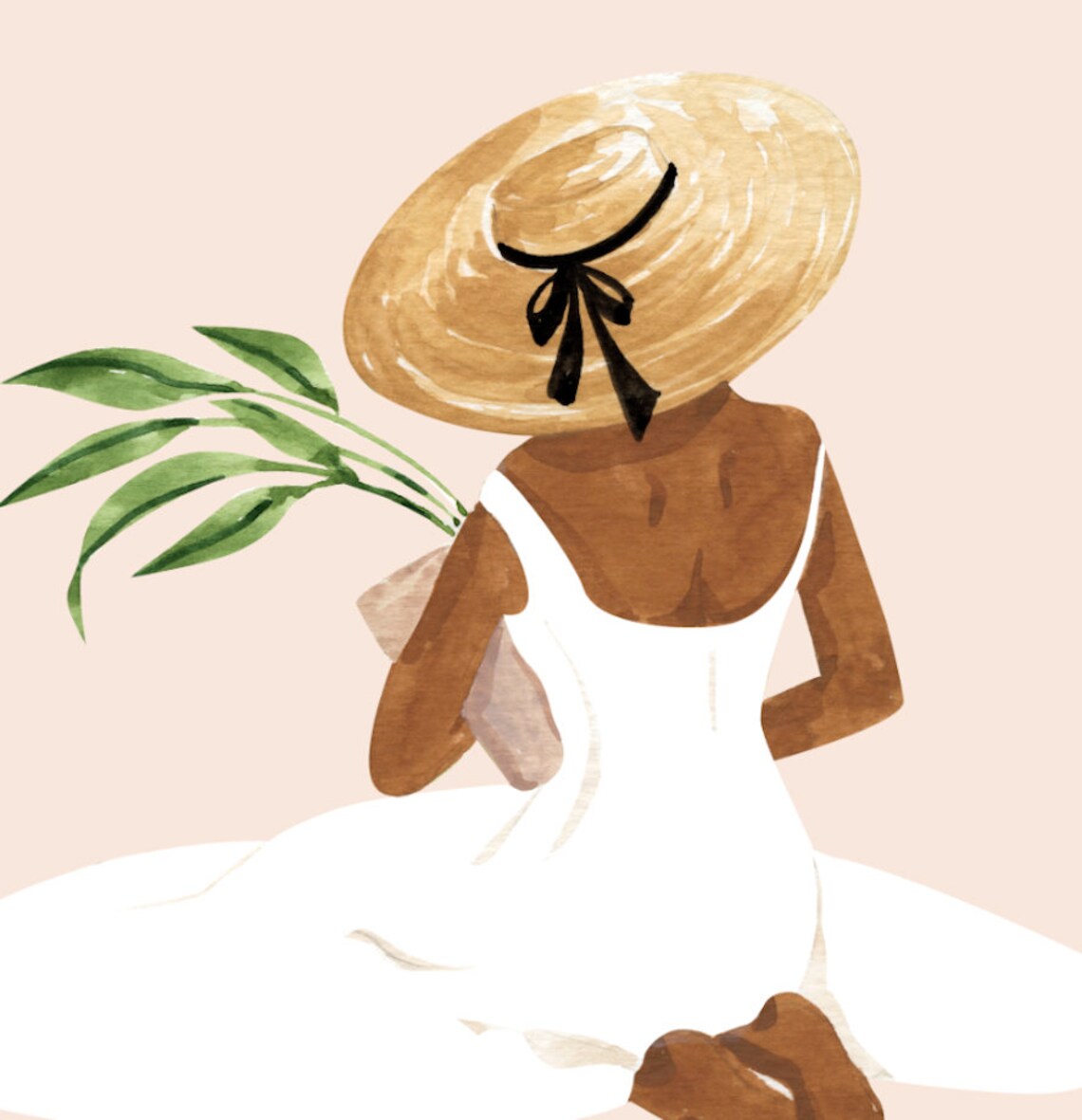 Little Gardener II Art Print, Botanical Illustration - Image 3