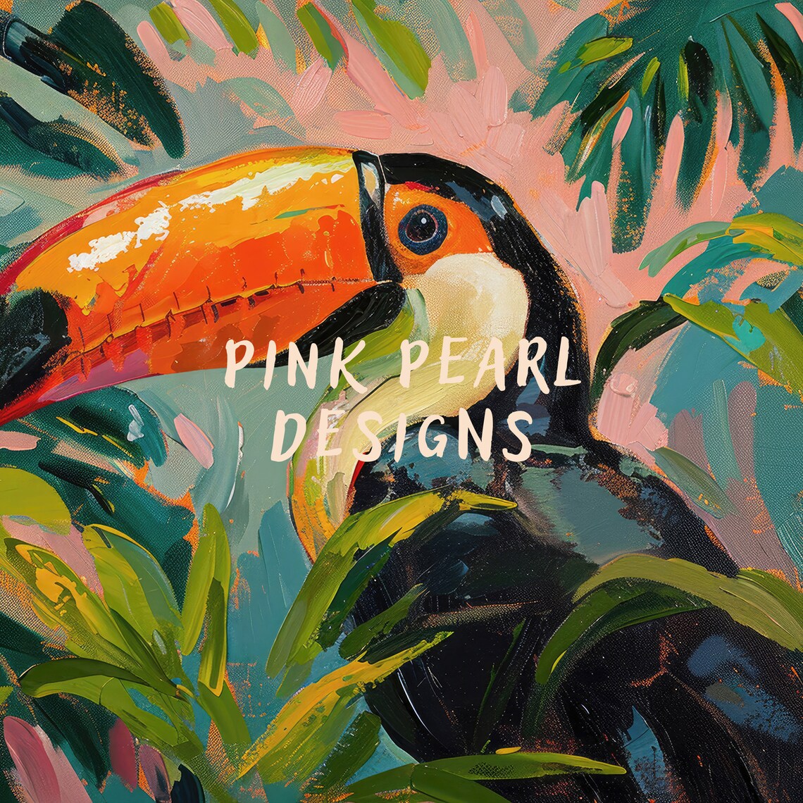 Toucan Tropical Bird Preppy Room Decor Art Print - Image 6
