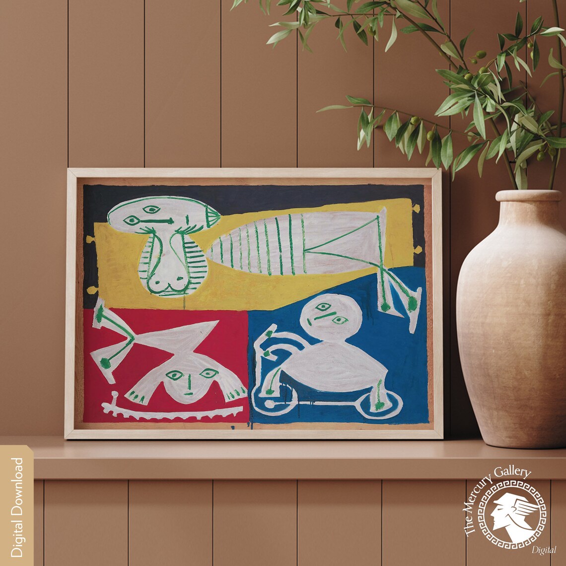 Pablo Picasso Jeux Denfants Vallauris 1951 Poster