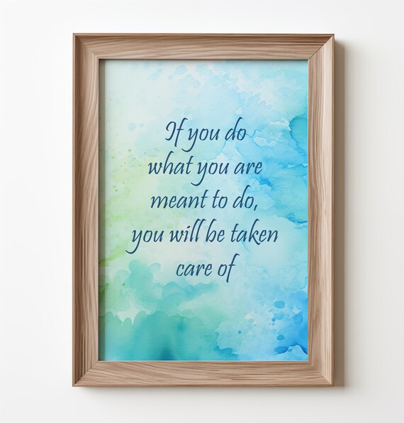 Positive Affirmation Quote Print Inspirational Home Decor