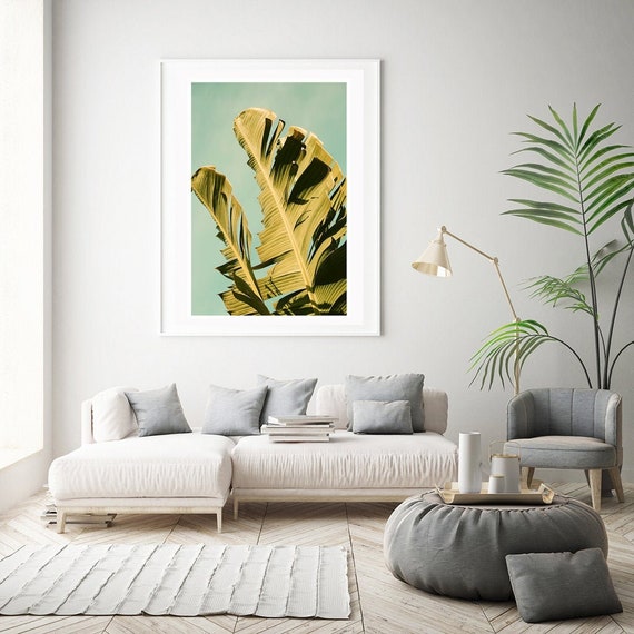Palm Tree Print, Tropical Botanical Art
