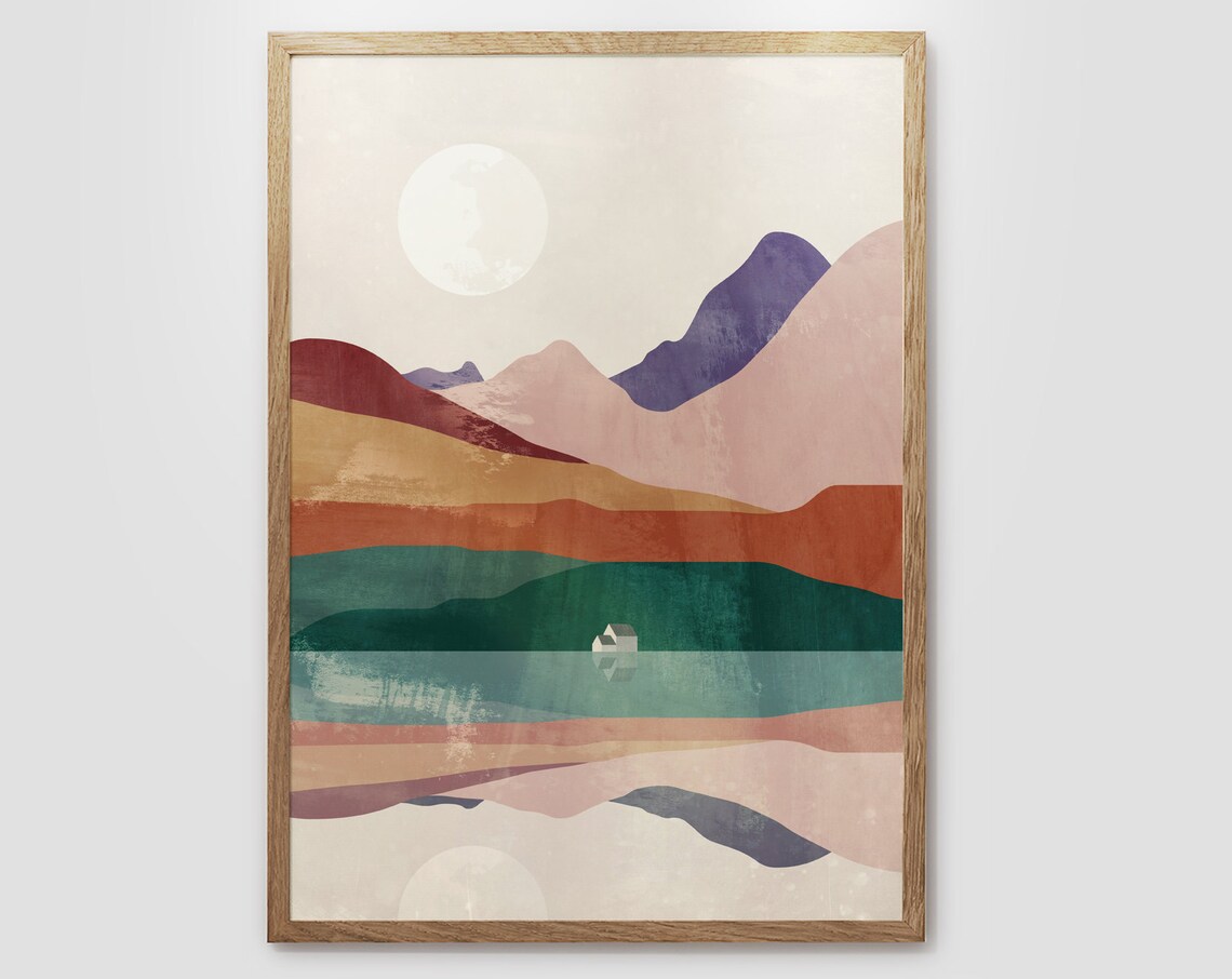 Landscape Print, Living Room or Office Decor - Image 4