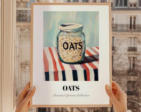 Oats Grocery, Pantry Decor For Kitchen