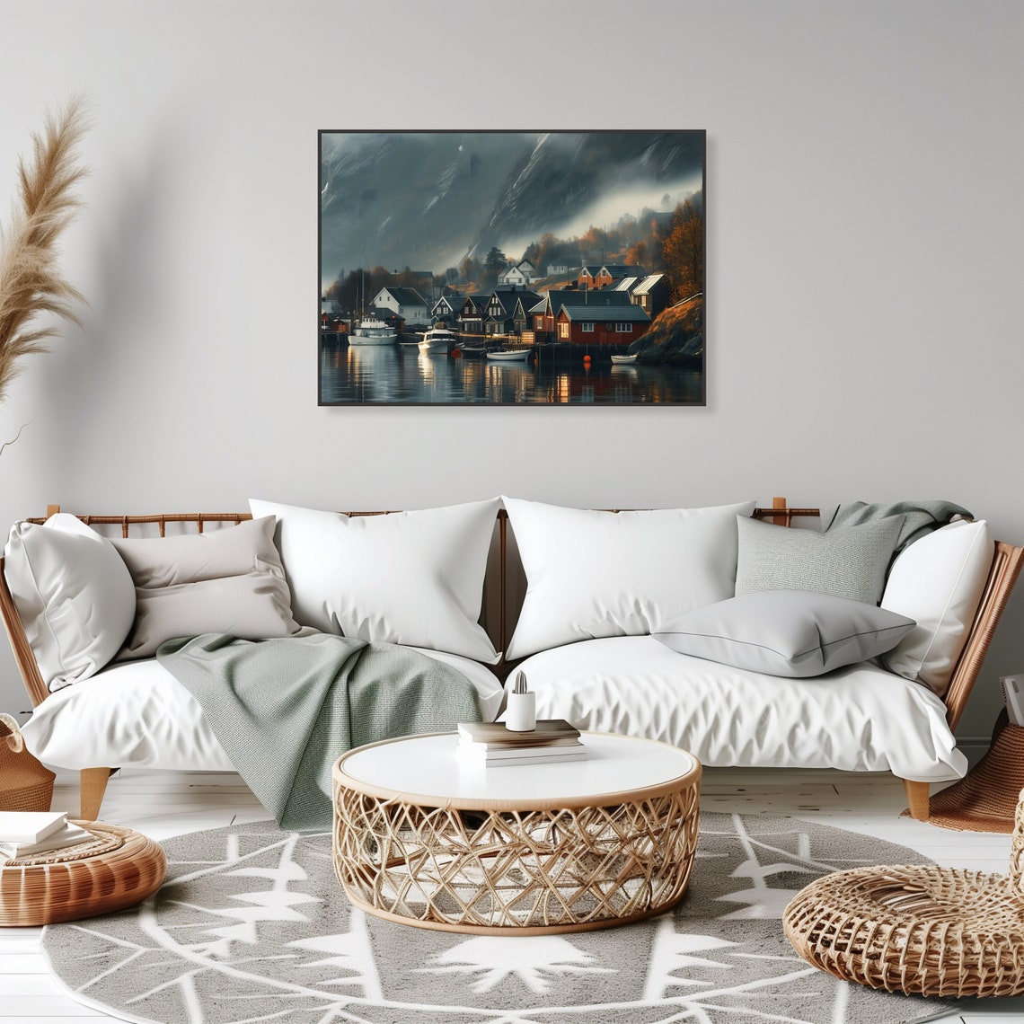 Mountain Art Poster Abstract Landscape Decor For Modern Nature Lovers Unique Gift Home Accent - Image 5