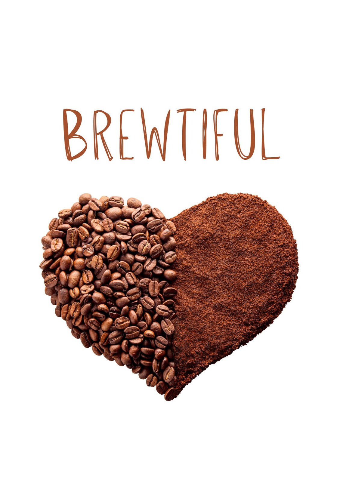 Brewtiful Coffee Decor, Kitchen Coffee Bar Art Print - Image 2