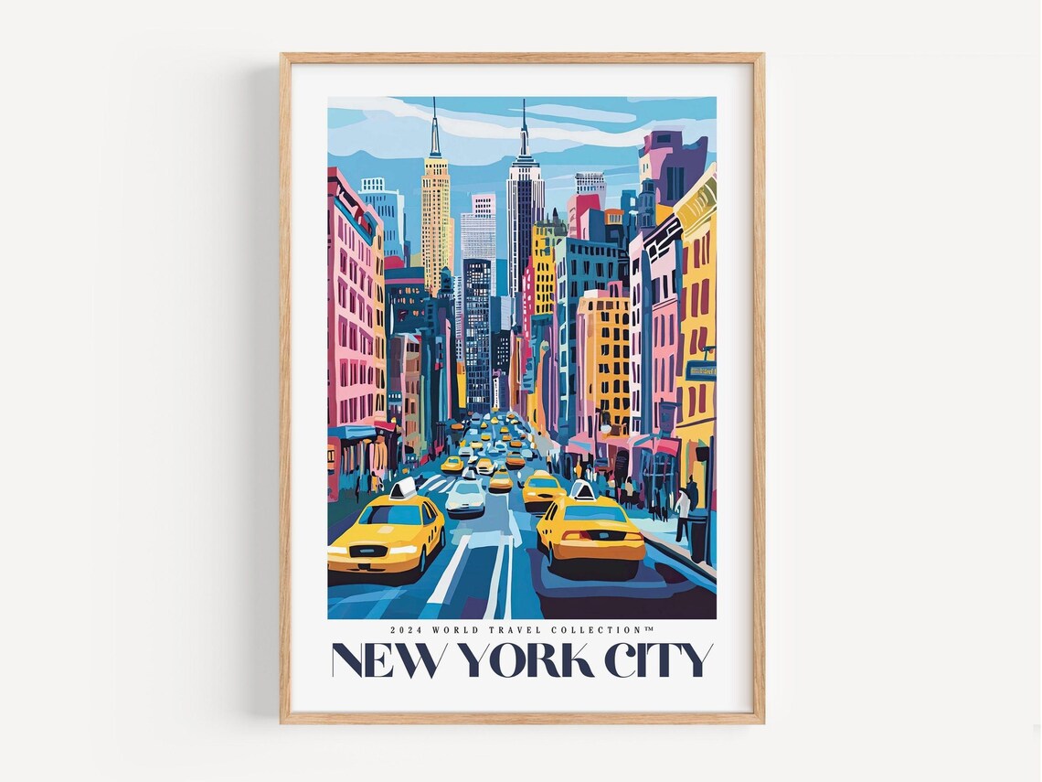 National Park Retro Travel Poster, Vintage Landscape