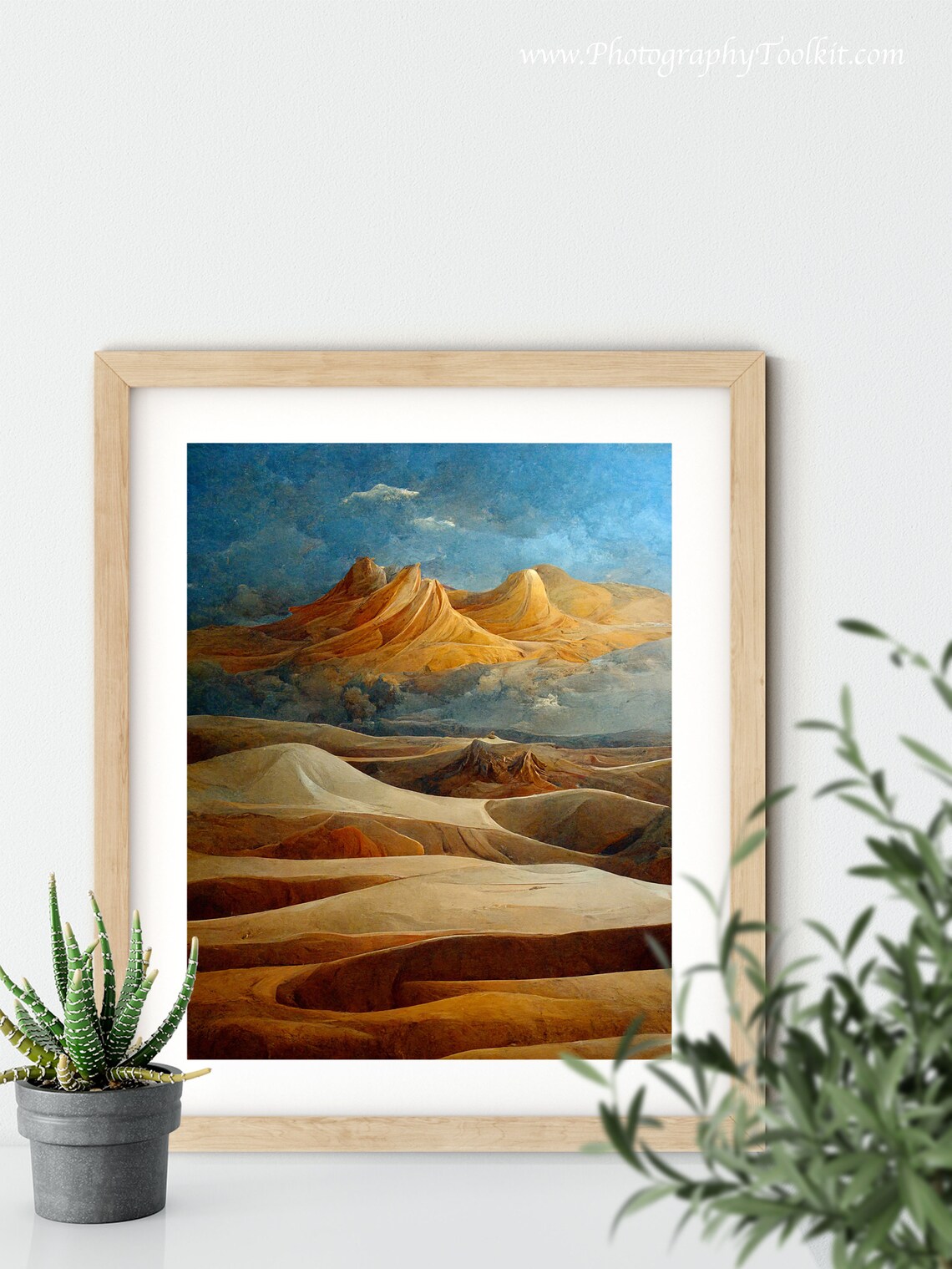 Desert Print Boho Western Decor Desert Landscape Southwest Desert Print Desert Boho Wall Decor Western Decor Retro Art - Image 5