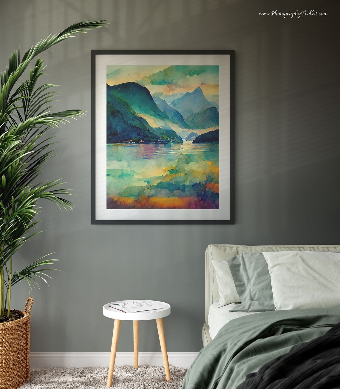 Norwegian Fjord Travel Poster, Norway Landscape - Image 3