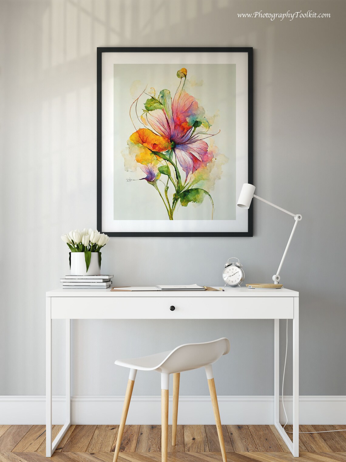 Wildflowers Botanical Leaf Print, Greenery Art Print - Image 5