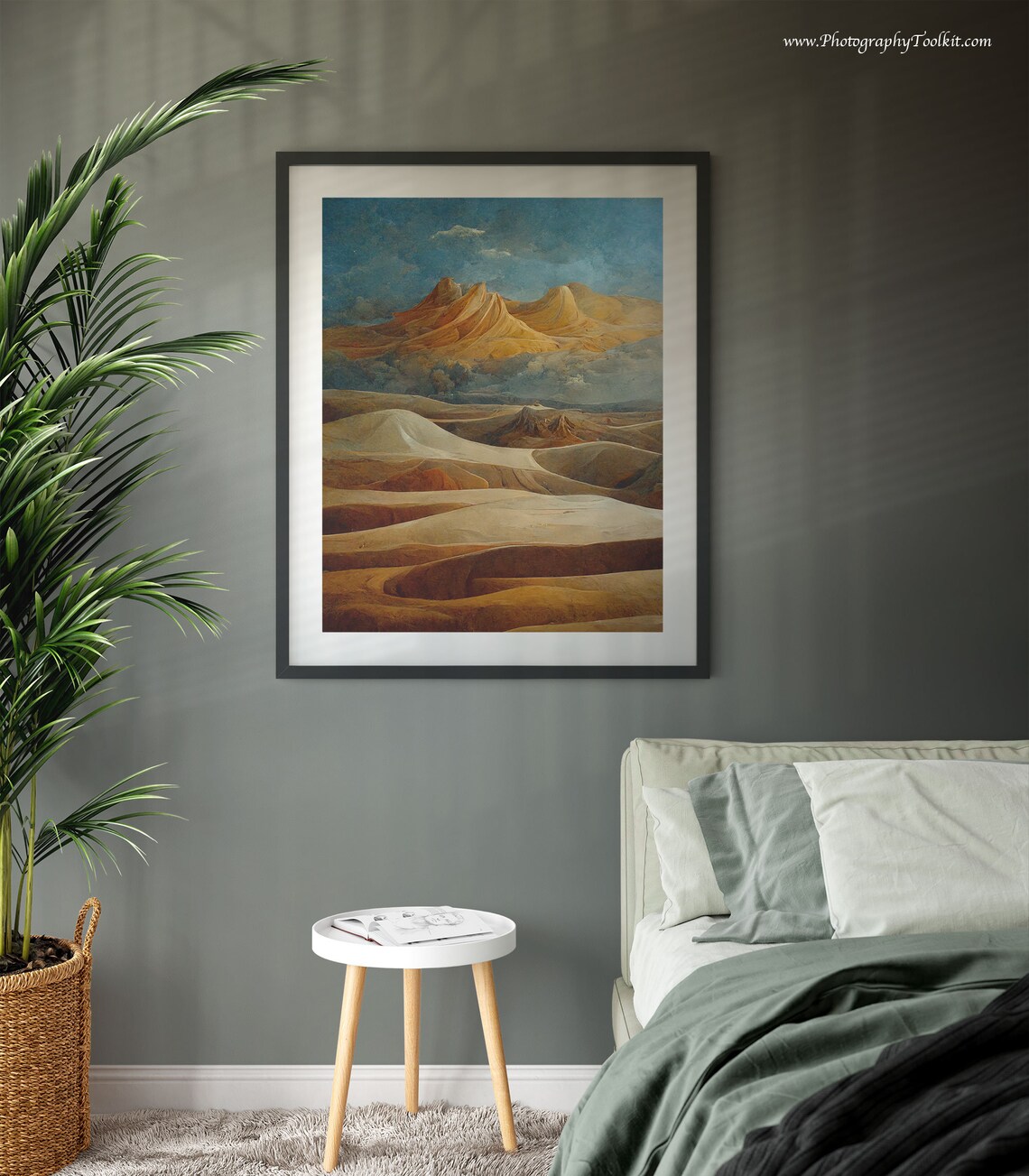 Desert Print Boho Western Decor Desert Landscape Southwest Desert Print Desert Boho Wall Decor Western Decor Retro Art - Image 3