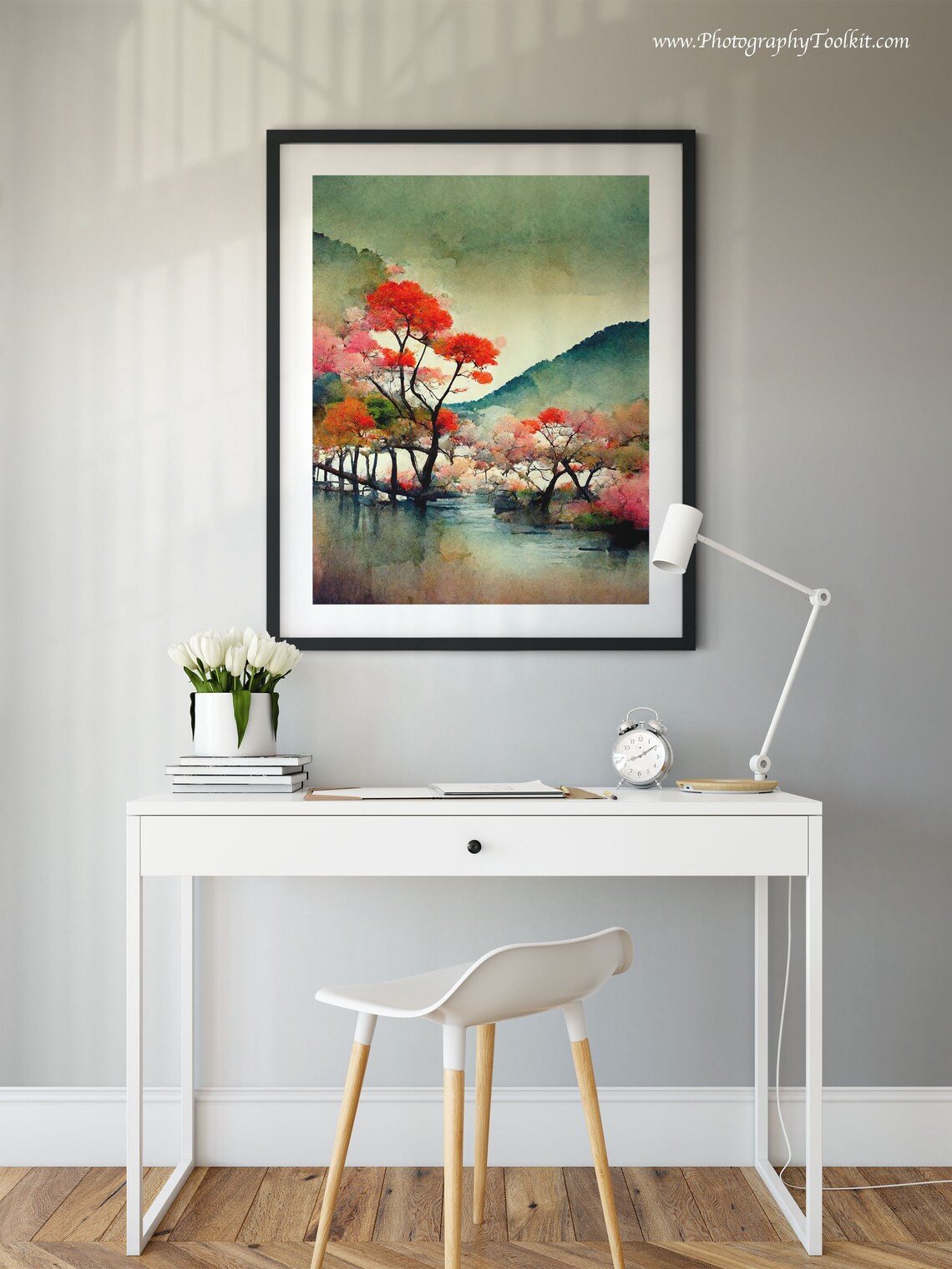 Arashiyama Kyoto Travel Poster, Japanese Wall Art - Image 2