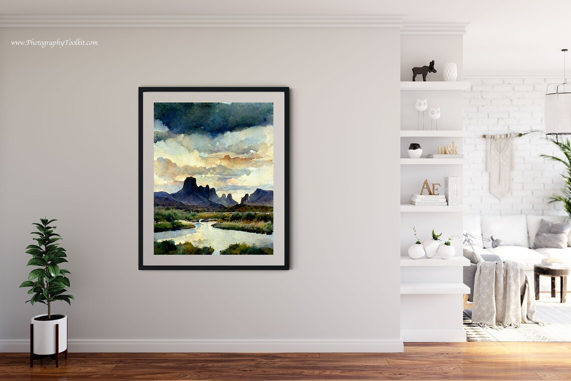 Big Bend National Park, West Texas Desert Art Print - Image 4