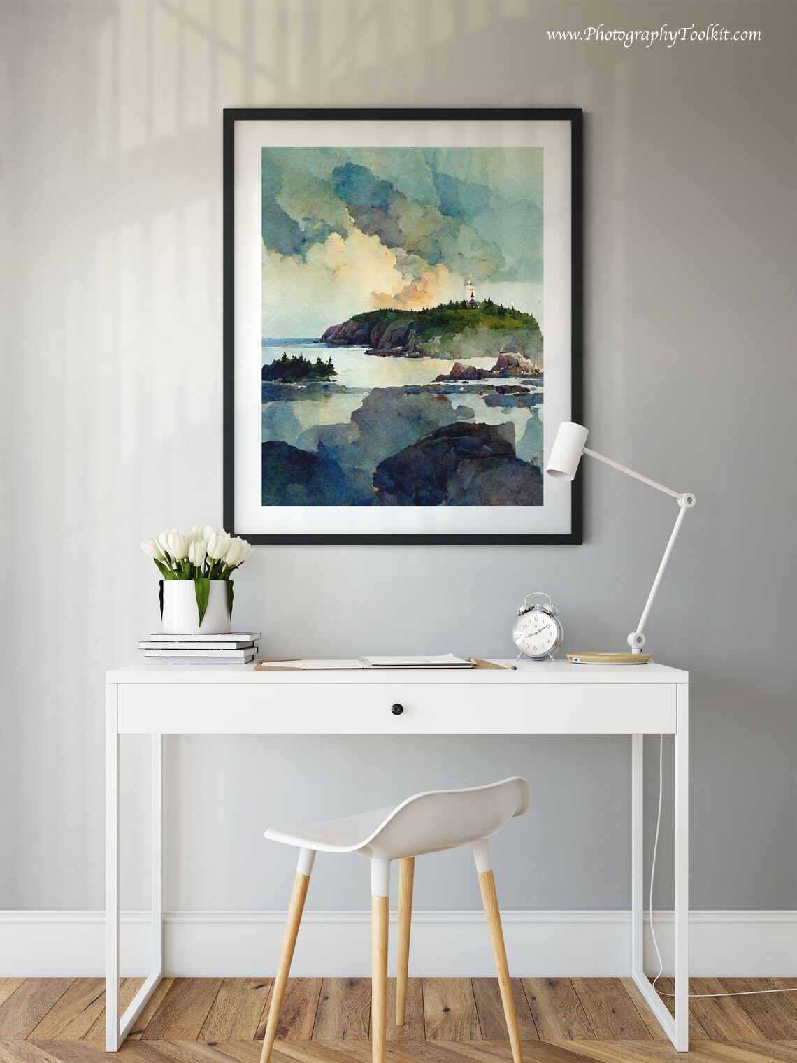 Acadia National Park Retro Travel Poster, Maine - Image 2