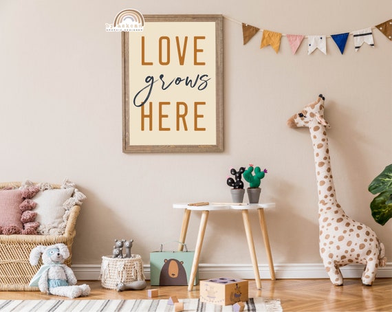 Rainbow Wall Decor Print Baby Room Poster Living Room Art Print Wall Art Print Boho Wall Art Kid Room Poster Rainbow Boho Nursery Print
