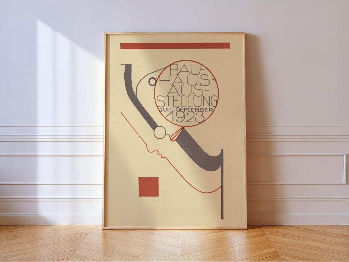 Bauhaus Oskar Schlemmer Abstract Poster Print