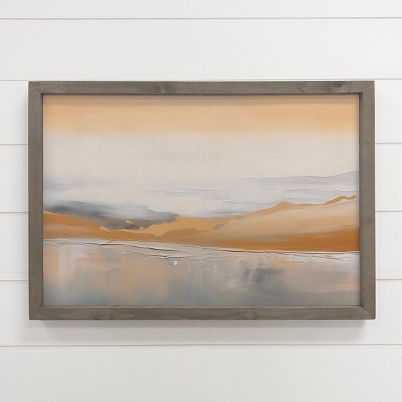 Abstract Horizon Landscape Wall Art Print