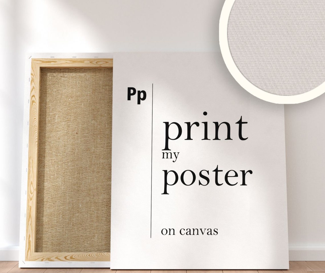 Custom Canvas Print Upgrade Add On Service for Your Art Order