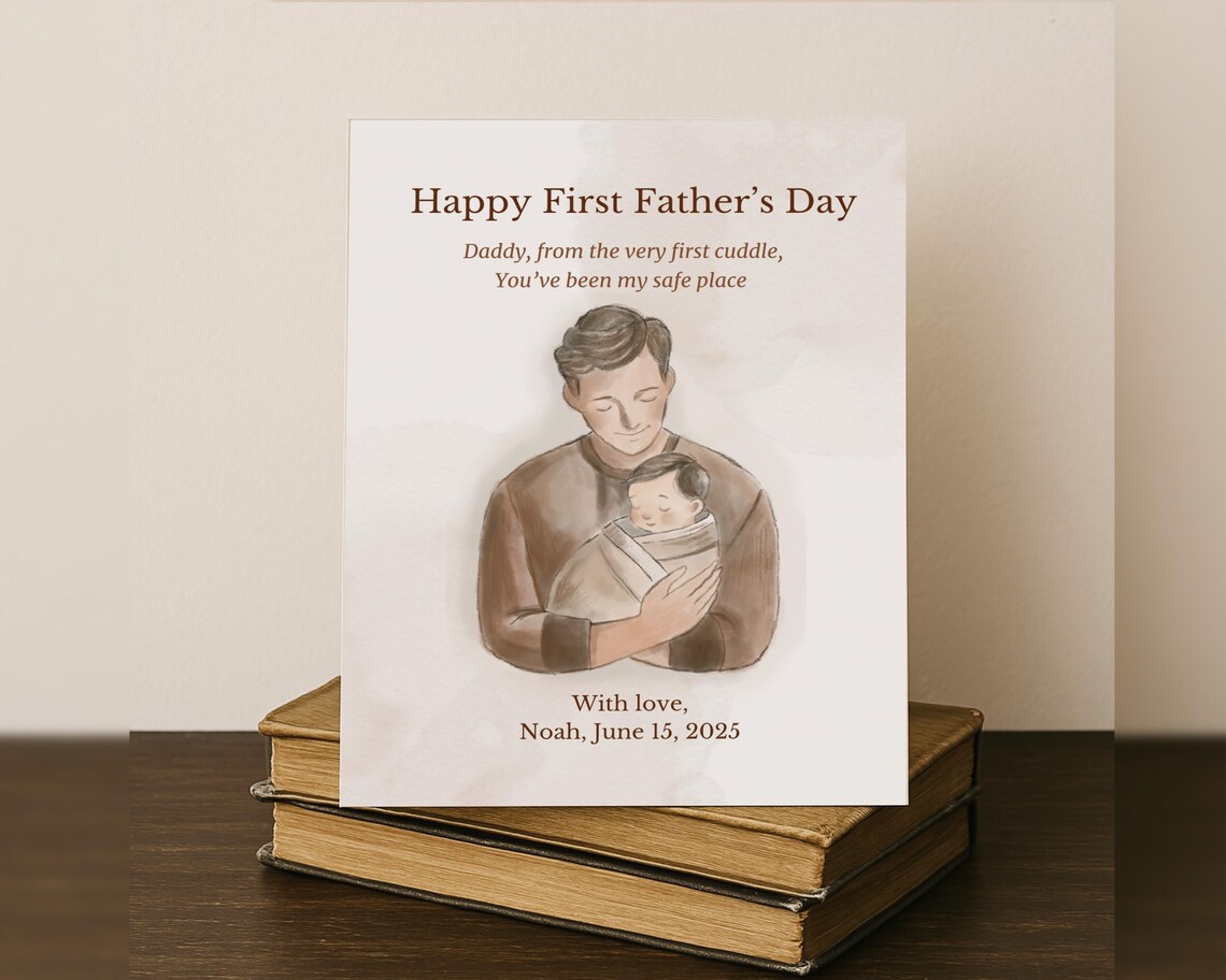 First Fathers Day From Baby, Personalised Gift - Image 2