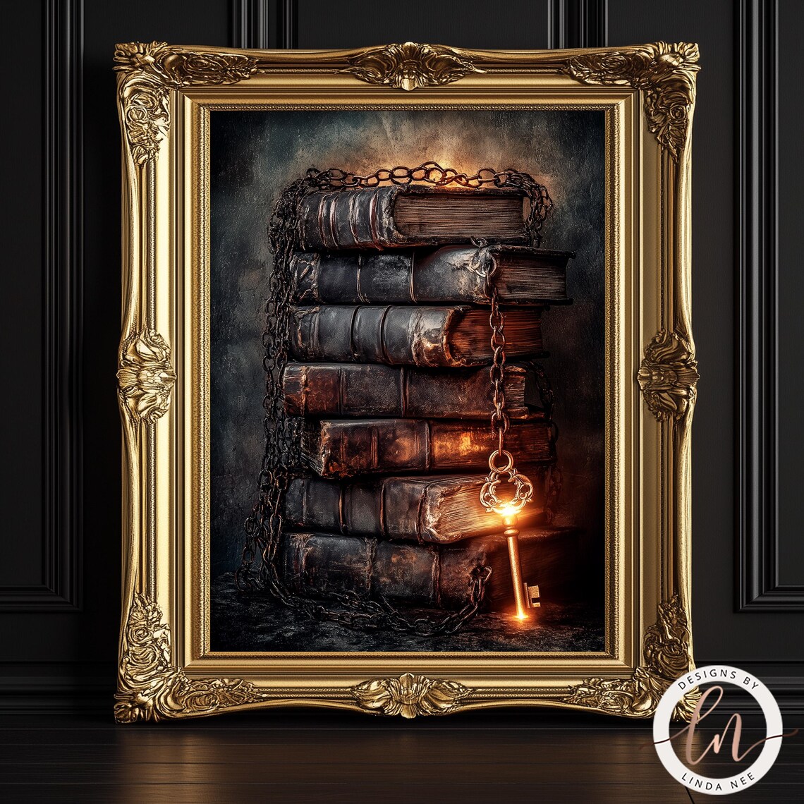 Forbidden Knowledge, Dark Academia Book Art Print - Image 3