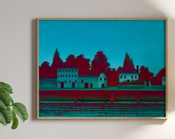 Surreal Landscapemaximalist Printsmoody Wall Artvintage Oil Painting Posterdark Academia Home Decoreclectic Altered