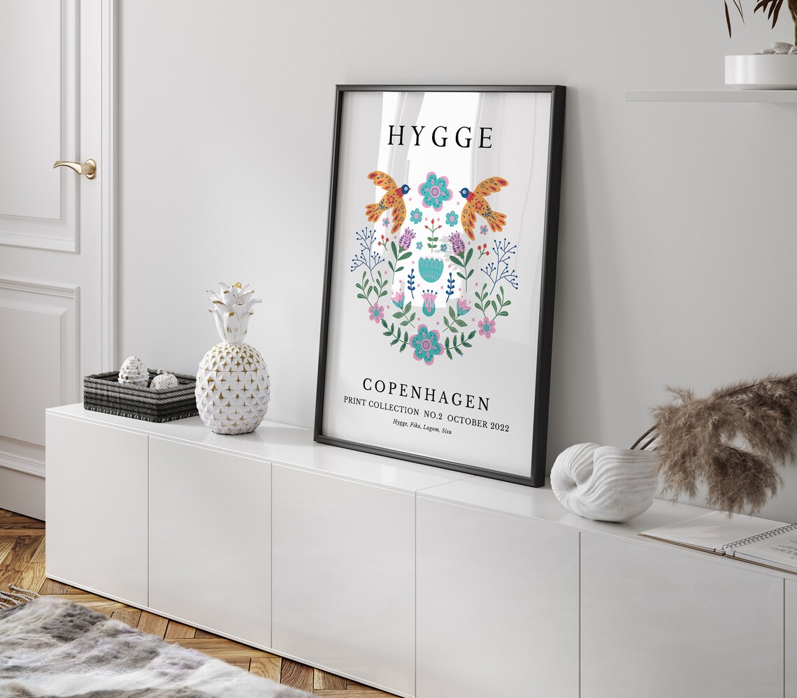 Hygge Definition Scandinavian Decor Art Print - Image 4