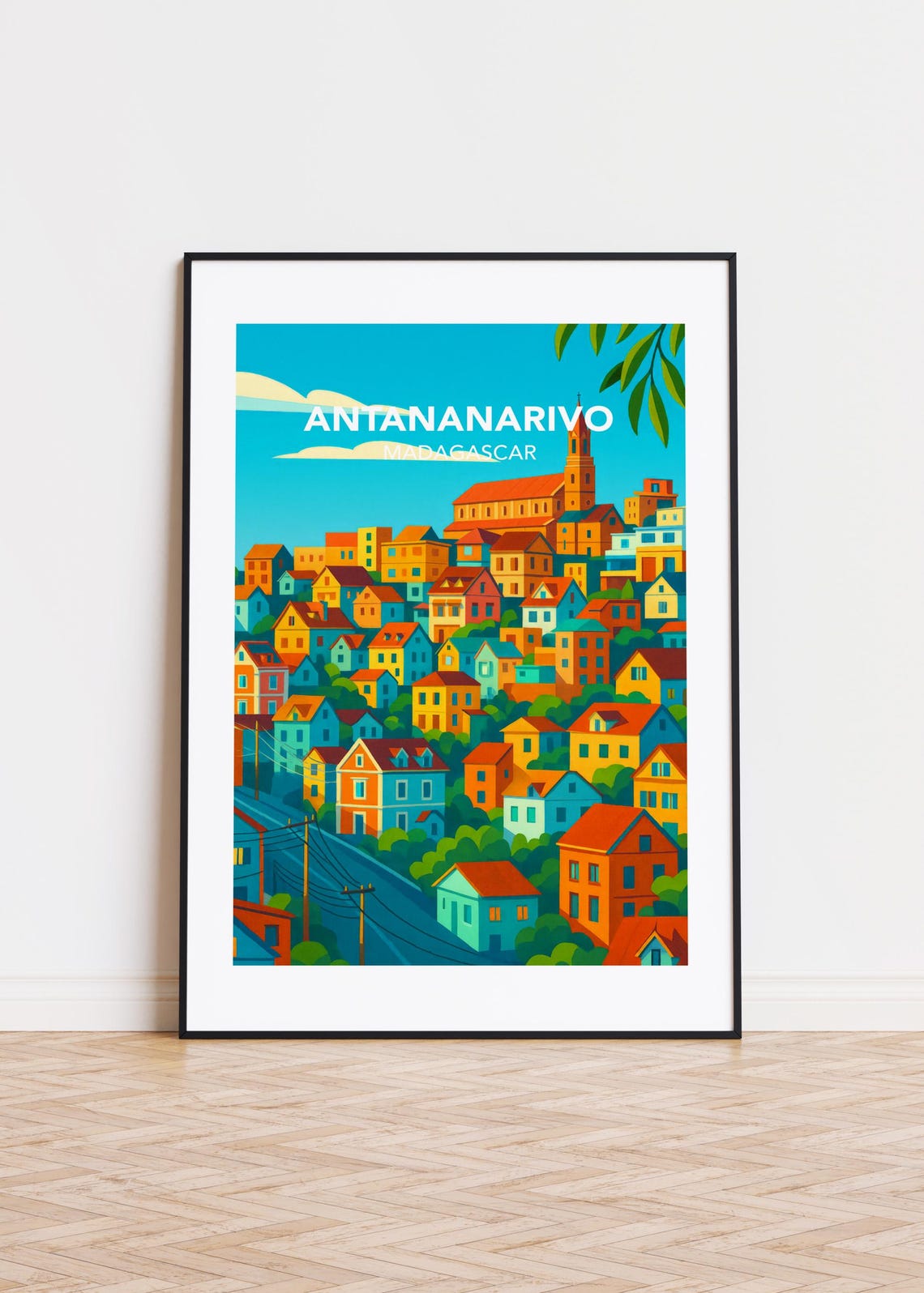 Antananarivo Madagascar Poster City Skyline Art Print