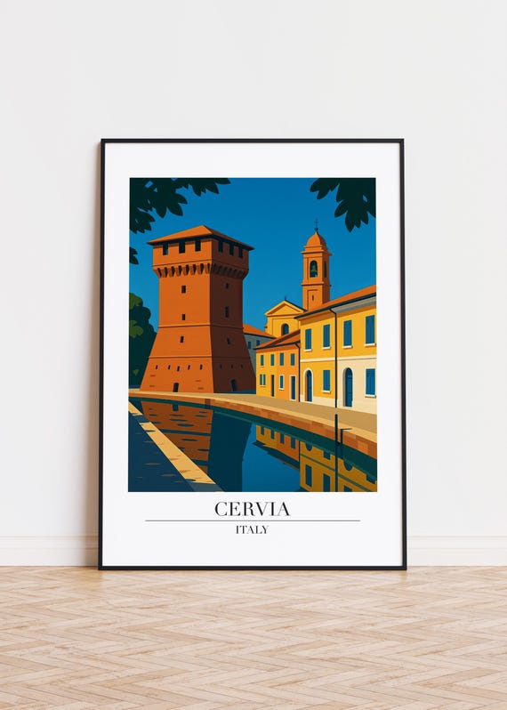 Cervia Italy Skyline Art Print